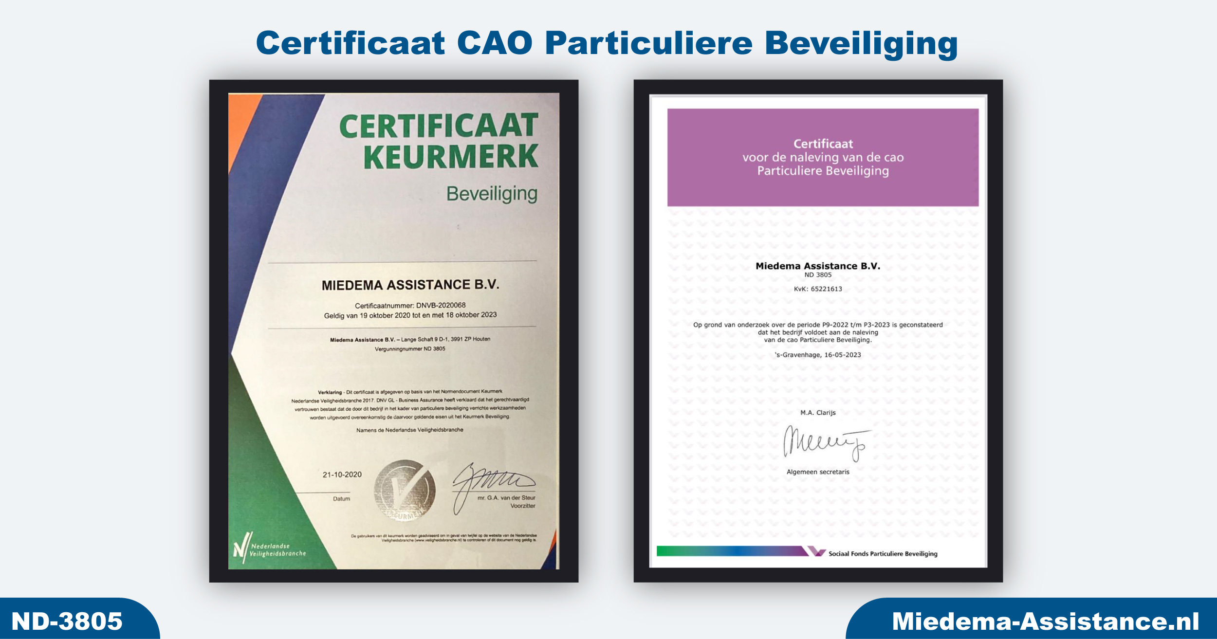 cao-keurmerk-beveiliging-miedema-assistance-2 Certificaat voor naleving van de CAO particuliere beveiliging. Miedema Assistance B.V. ND-3805
